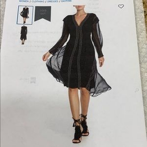 Joie Jamya Pleated Silk Dress size 4